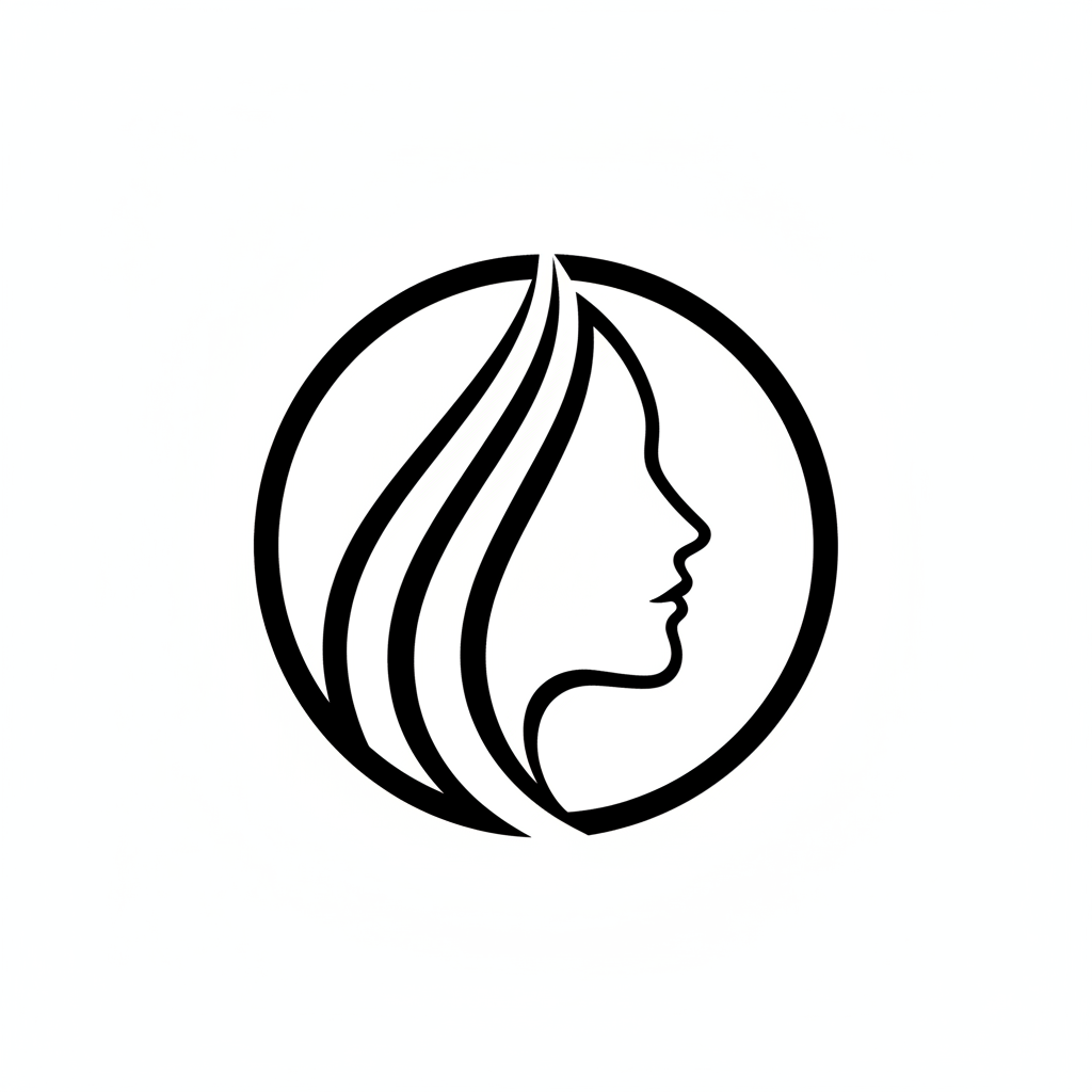 anti aging black and white icon